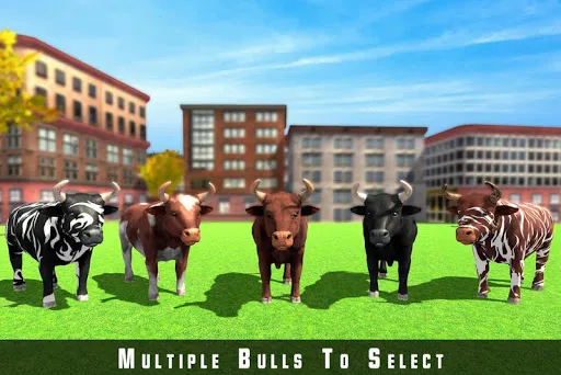 Angry Bull City Rampage 3D Screenshots