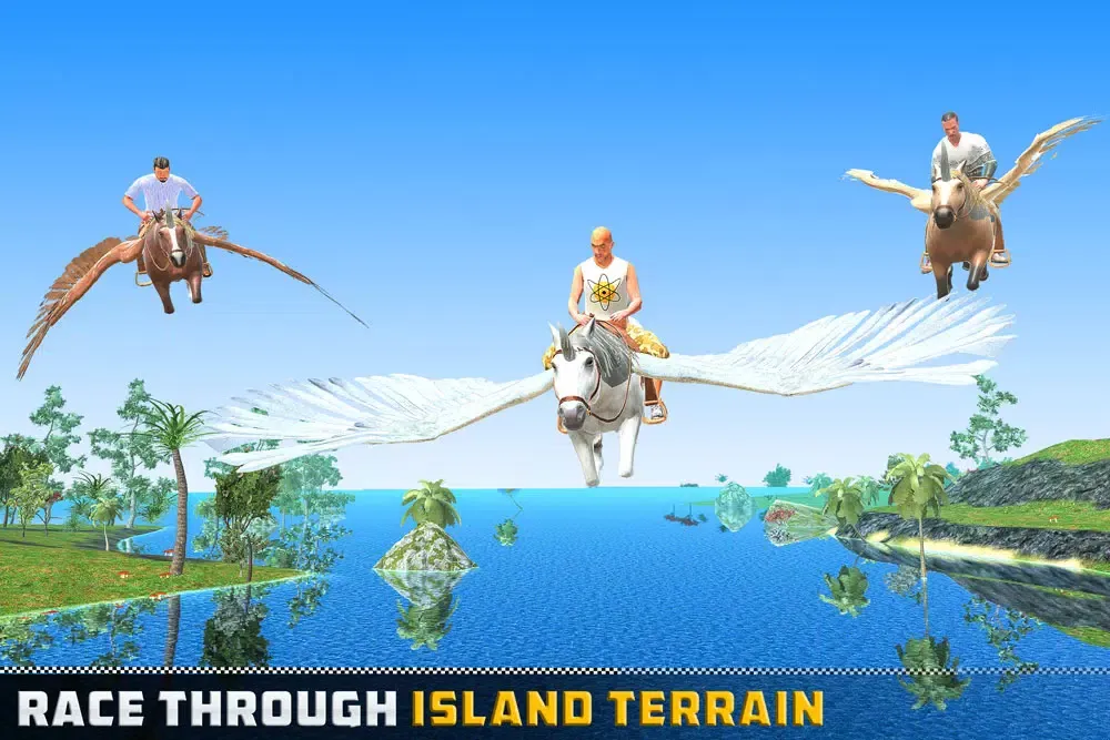صور Flying Unicorn Racing 3D