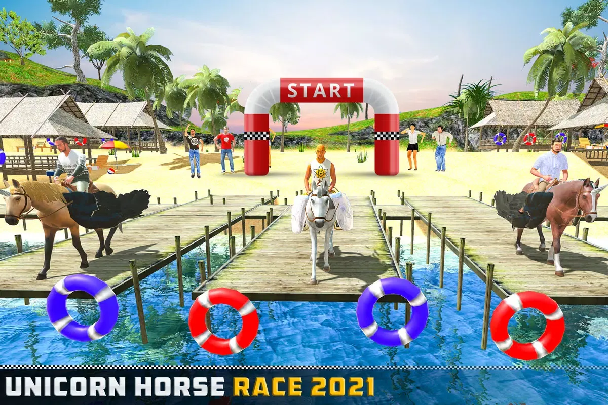 صور Flying Unicorn Racing 3D