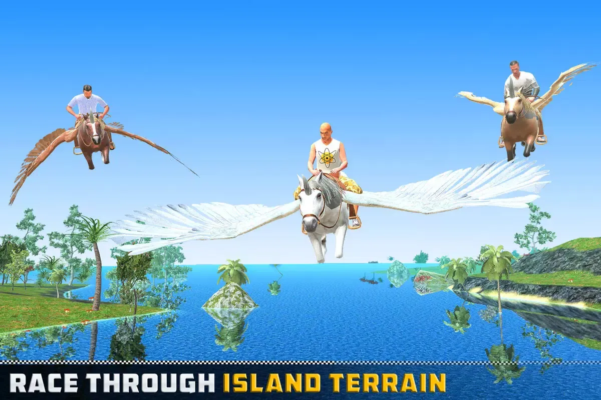 صور Flying Unicorn Racing 3D