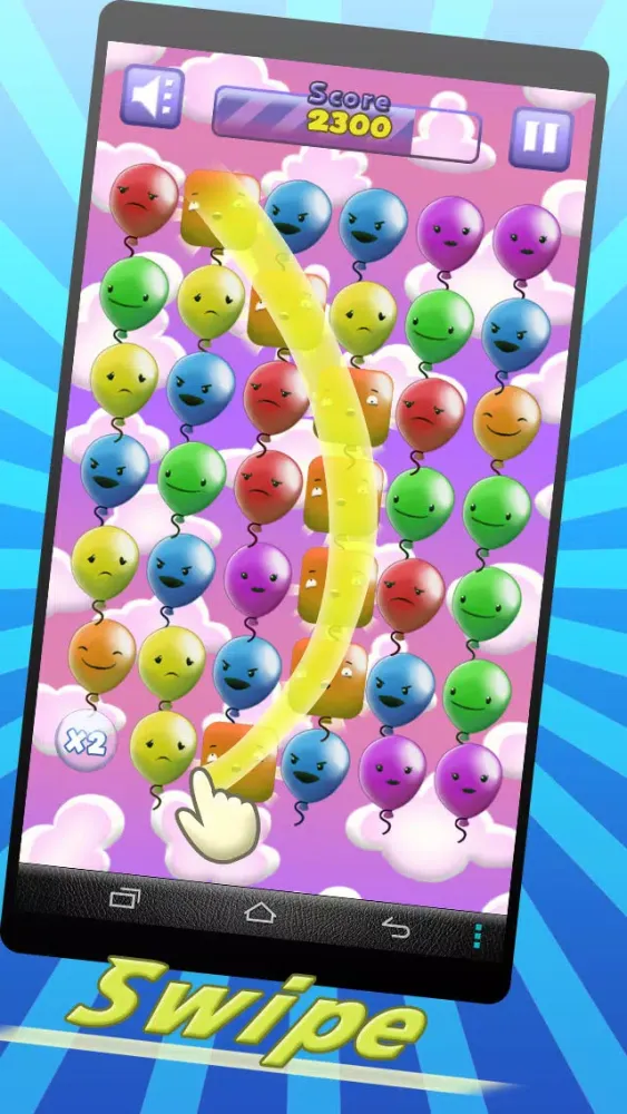 Capturas de tela do Balloon Pop Link