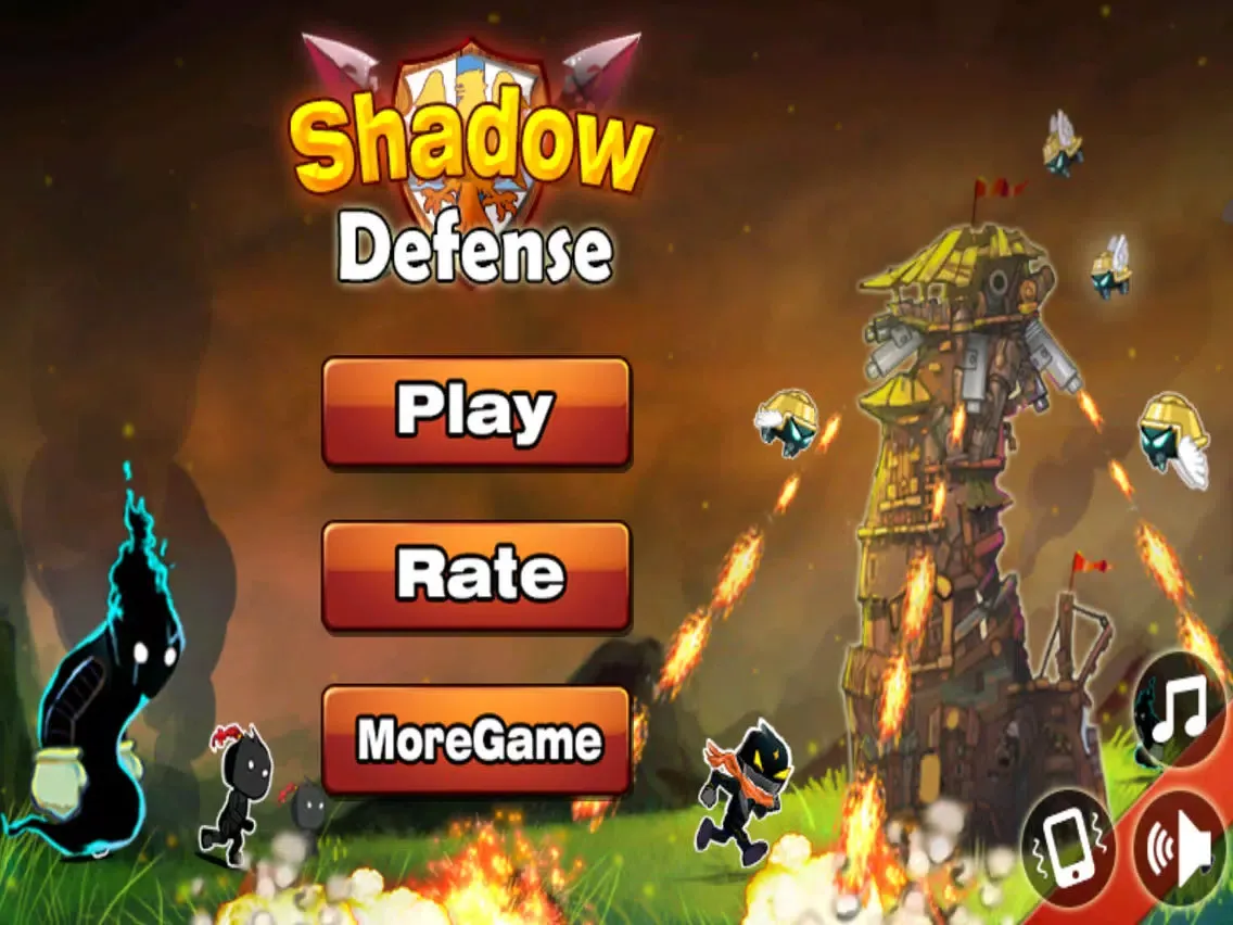 Tangkapan layar Shadow Defense iPad 