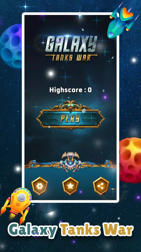 Tangkapan skrin Galaxy Tanks : Battle War