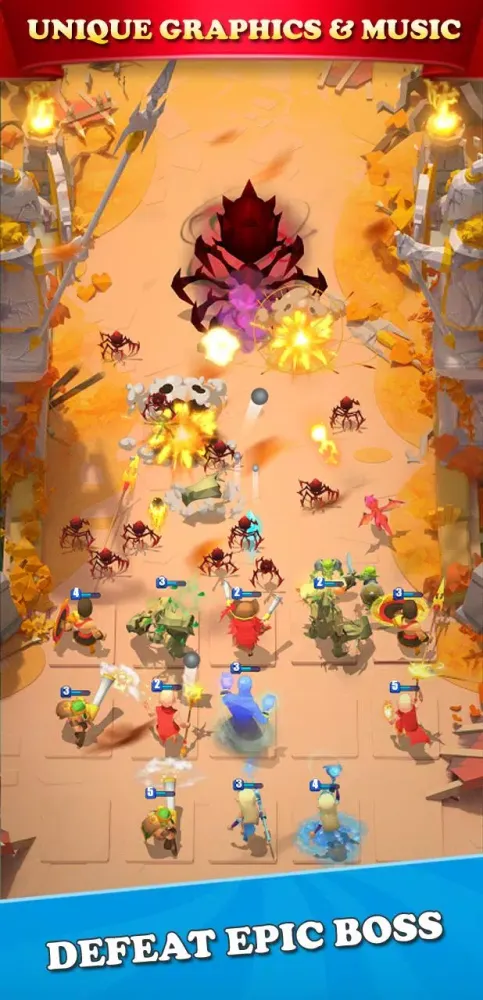 Tangkapan skrin Merge Heroes: The Last Lord