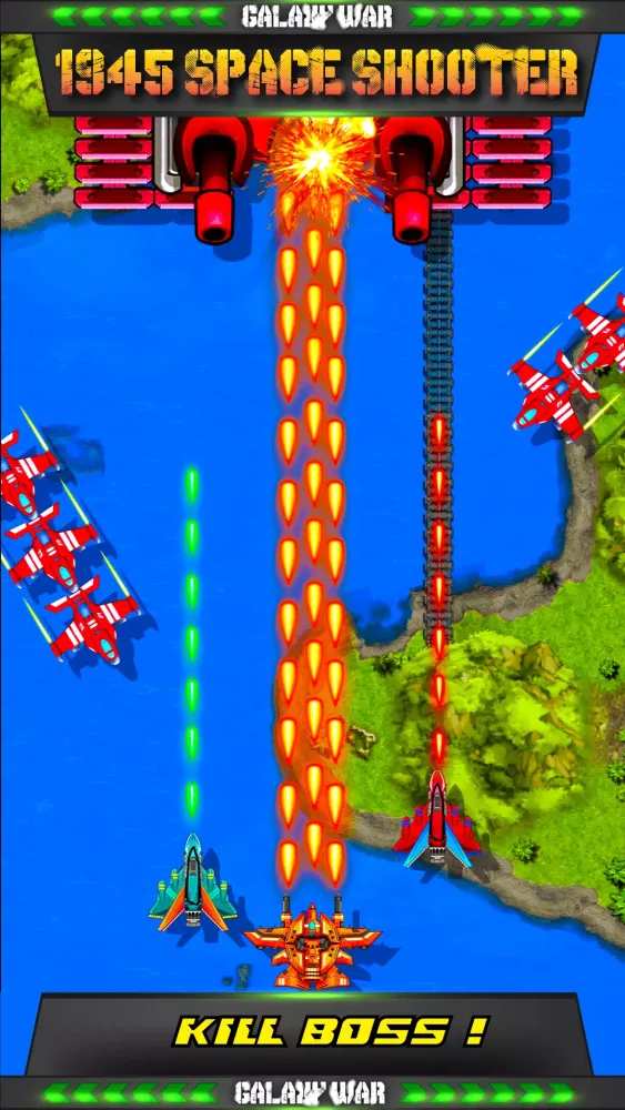 تصاویر Galaxy War 1945 Space Shooter