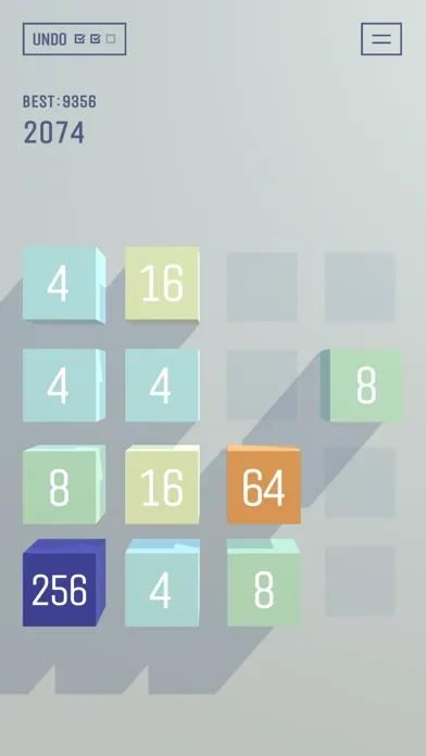 Captures d'écran de 2048 CUBE