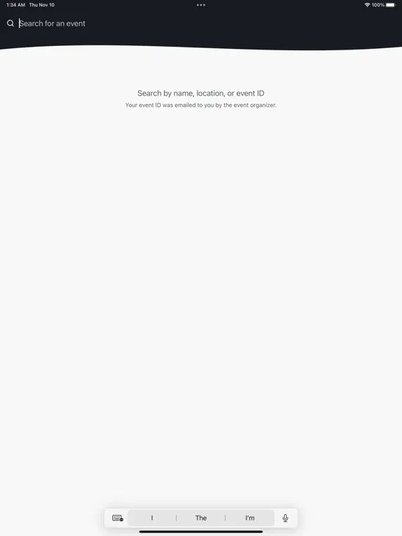 Tangkapan skrin Galderma Meetings iPad 