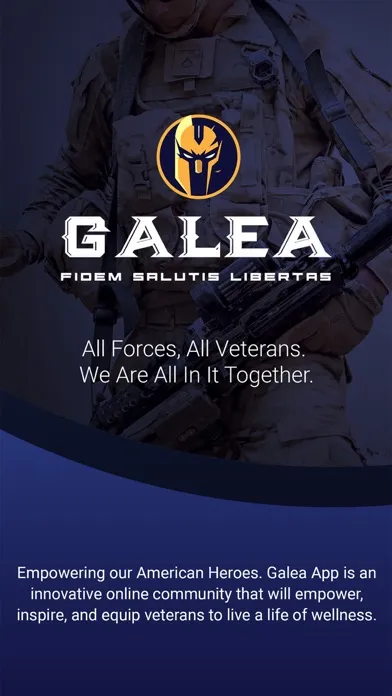 Tangkapan skrin Galea App