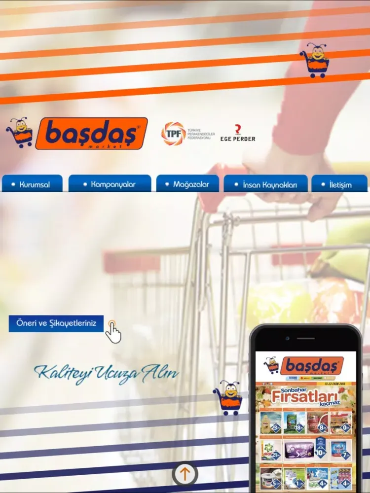 Başdaş Market iPad  स्क्रीनशॉट