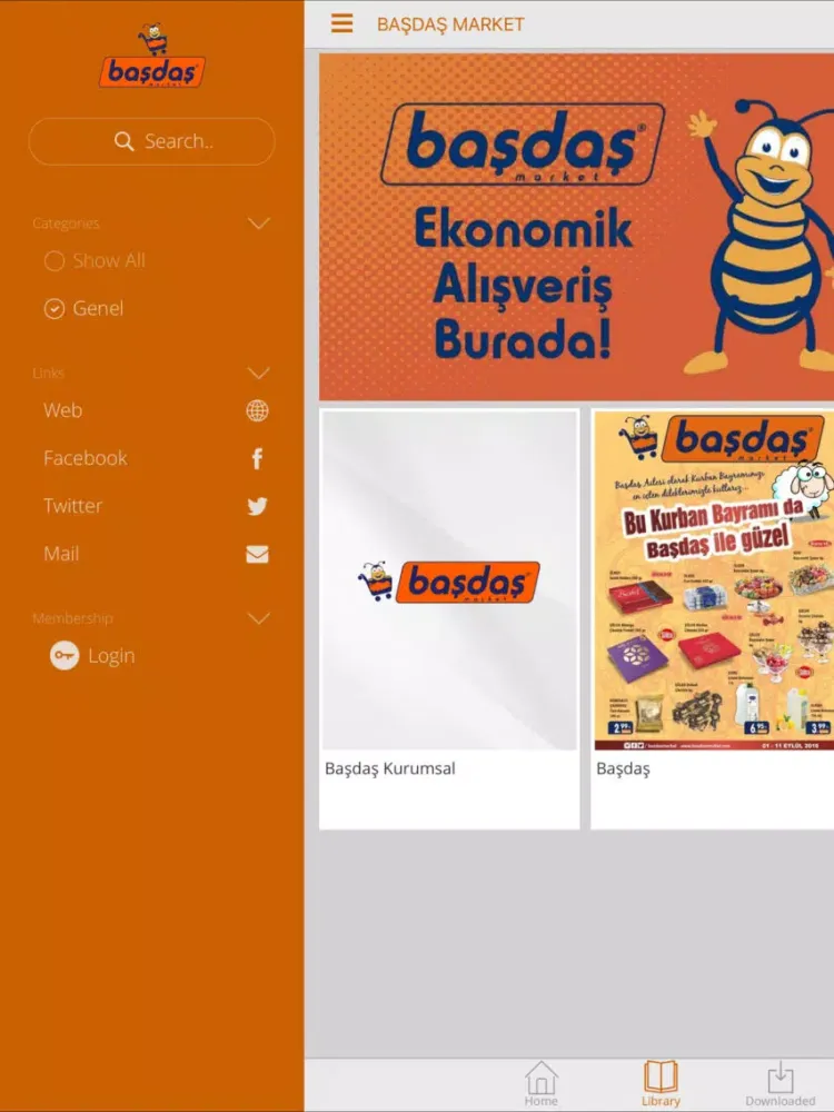 Başdaş Market iPad  स्क्रीनशॉट