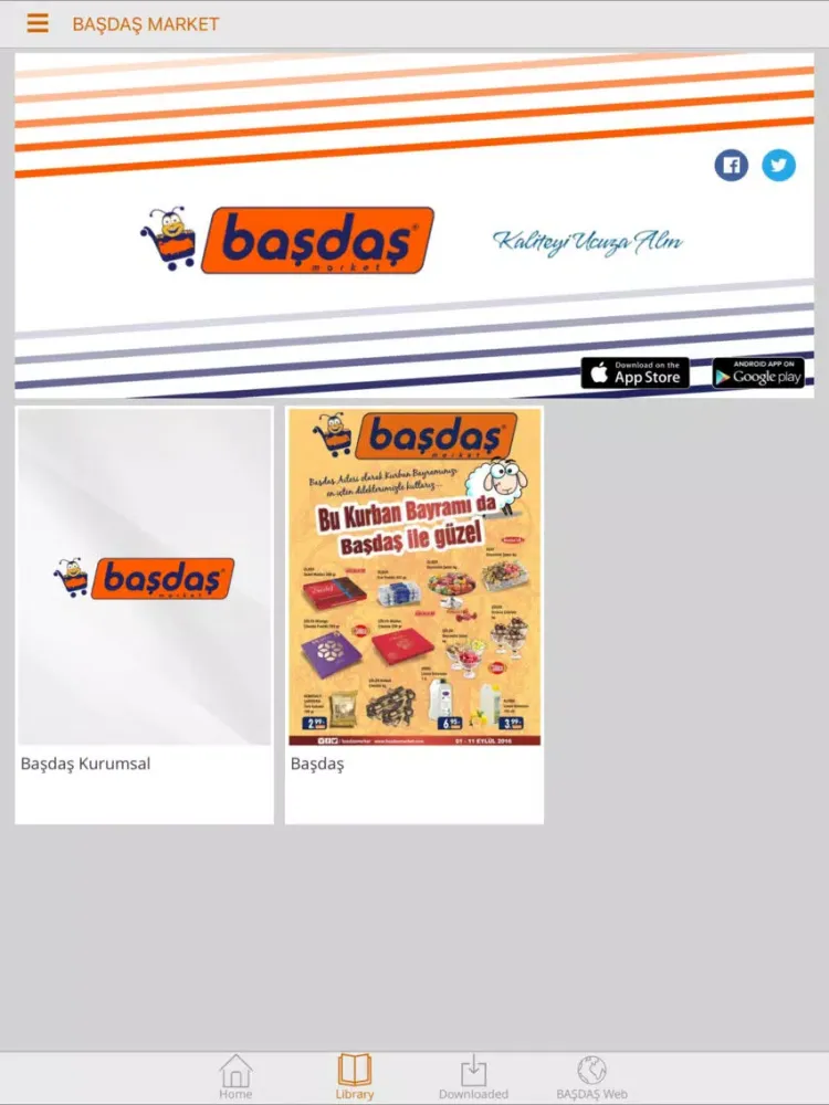 Başdaş Market iPad  स्क्रीनशॉट