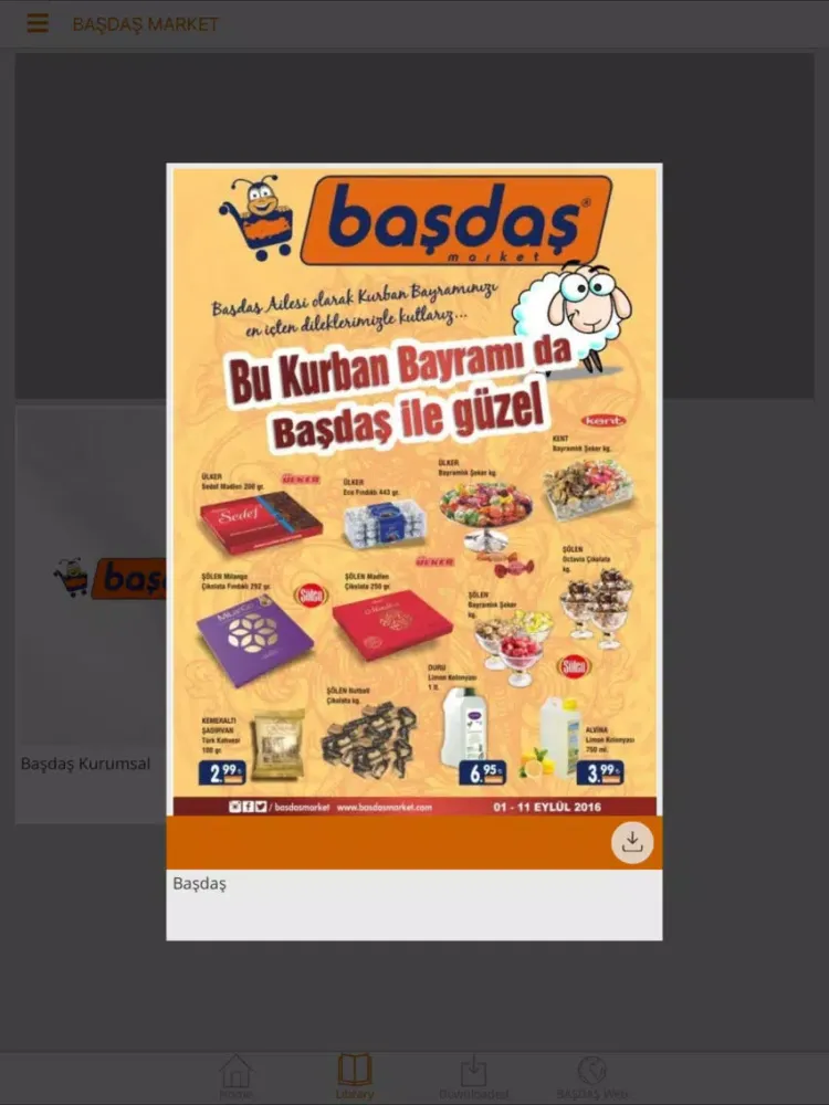 Başdaş Market iPad  स्क्रीनशॉट