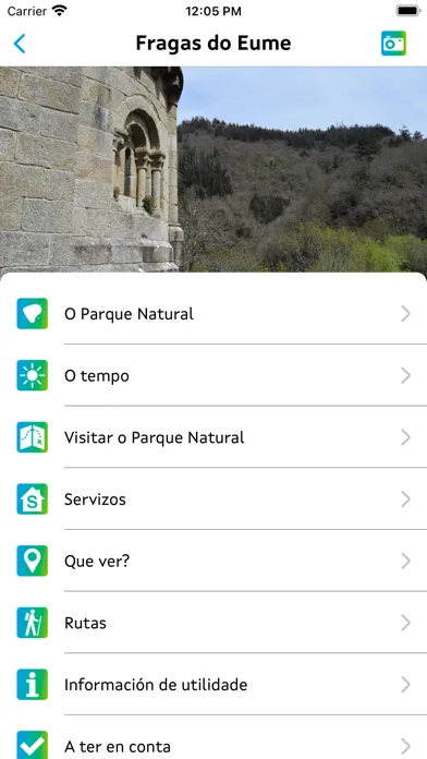 Captures d'écran de Parques de Galicia