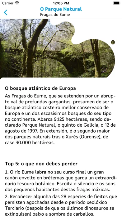 Captures d'écran de Parques de Galicia