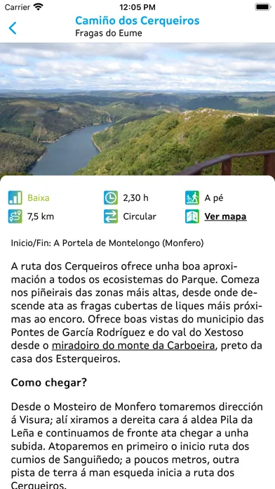 Captures d'écran de Parques de Galicia