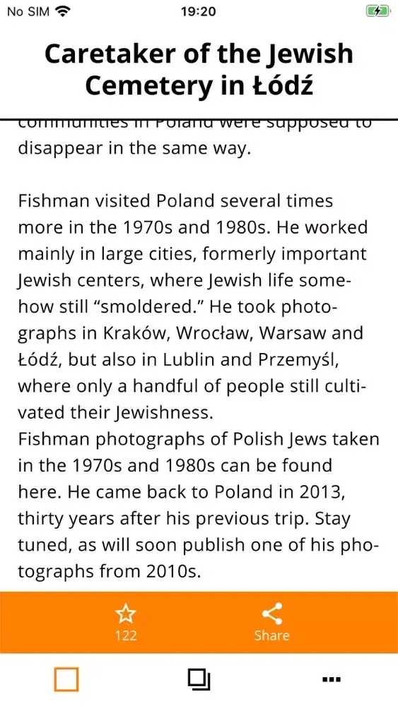Photographs from Jewish Poland سکرین شاٹس