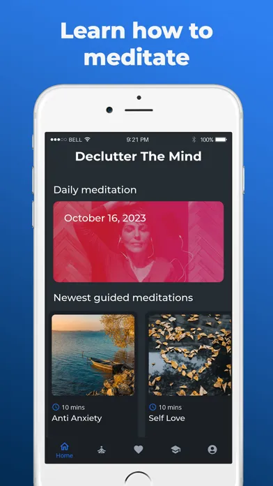Declutter The Mind Meditation سکرین شاٹس