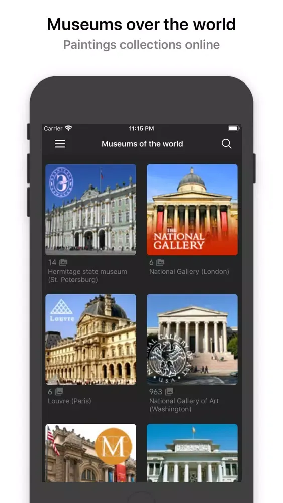 Скриншоты Gallerix - Giant Online Museum