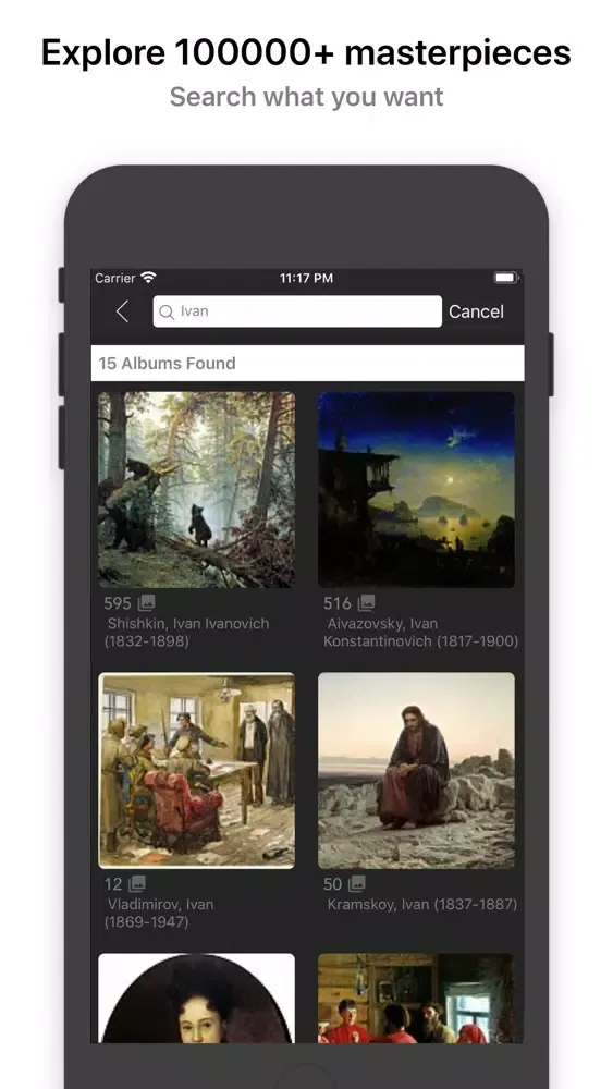 Скриншоты Gallerix - Giant Online Museum