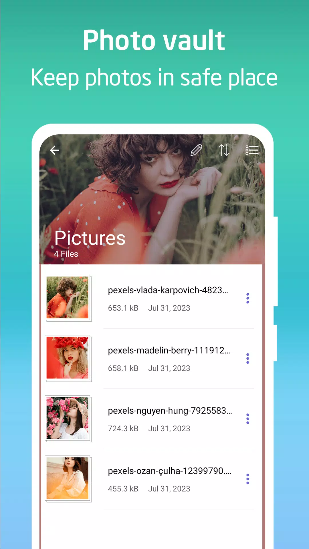 Hide Photo, Video Screenshots