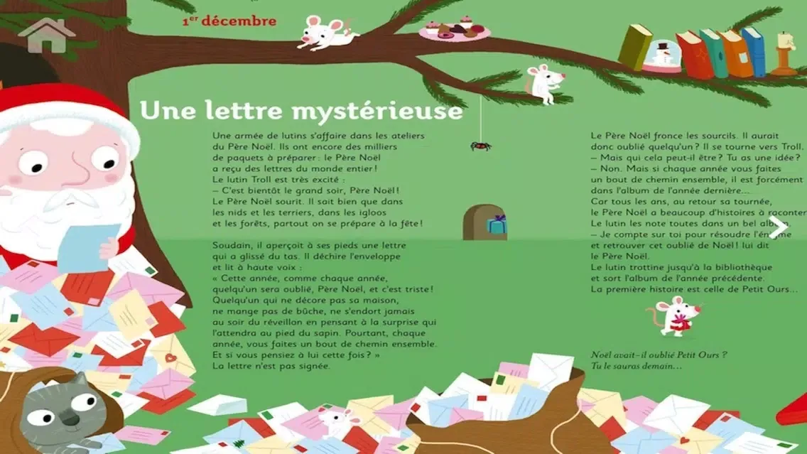 Capturas de tela do L'Enigme du Père Noël