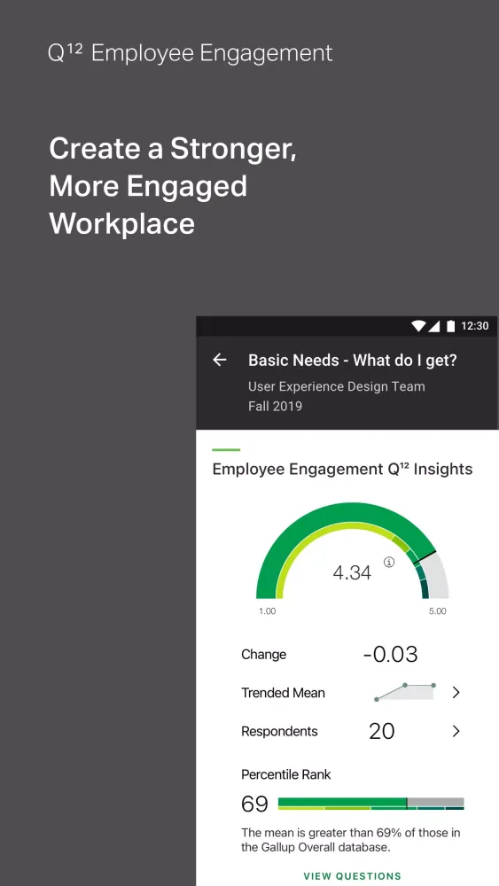 Gallup Access Screenshots