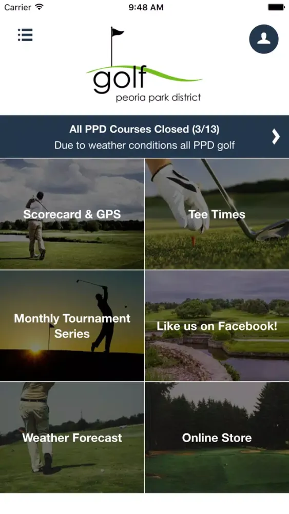 Peoria Park District Golf スクリーンショット