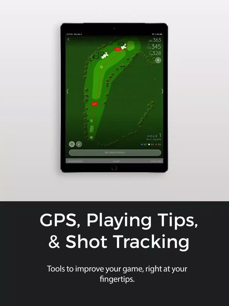 Forest Hills Golf Course iPad  스크린샷