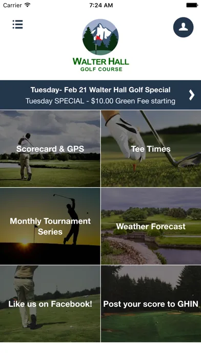 Walter Hall Golf Course سکرین شاٹس