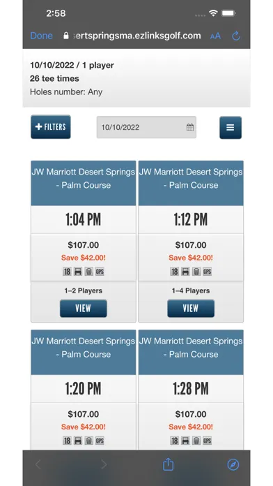 Screenshot di JW Marriott Desert Springs