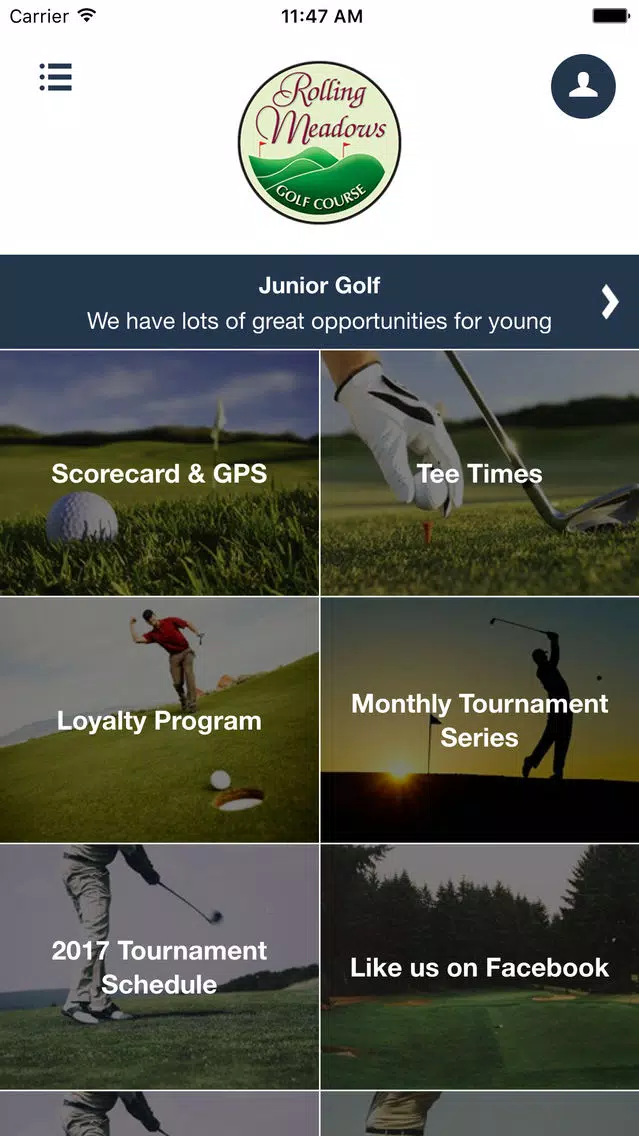 Tangkapan skrin Rolling Meadows GC