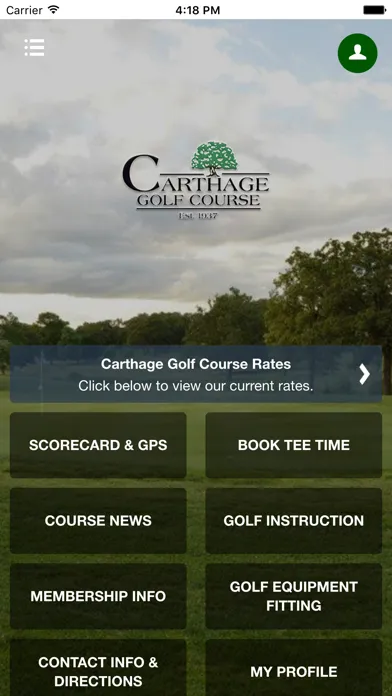 Capturas de pantalla de Carthage Golf Course