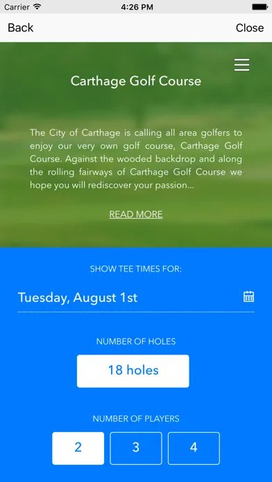 Capturas de pantalla de Carthage Golf Course
