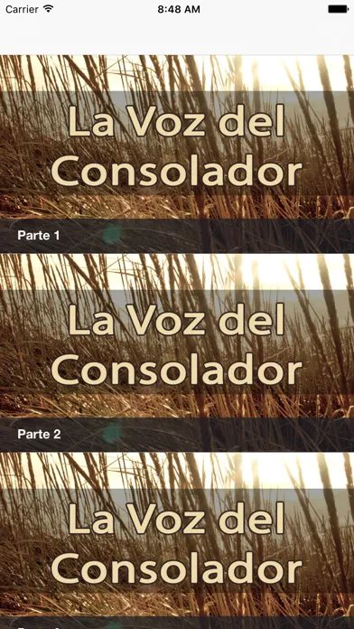 Capturas de pantalla de La voz del Consolador