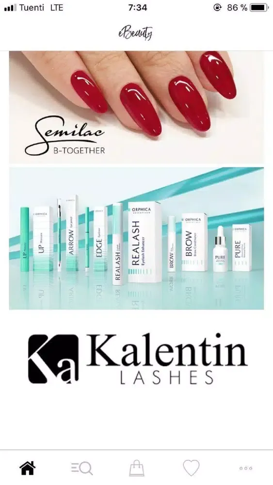 Tangkapan skrin eBeauty