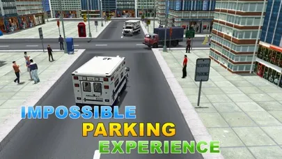 Capturas de tela do Ambulance Hospital Parking – Drive & park vehicle in this extreme driver simulator game