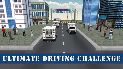 Capturas de tela do Ambulance Hospital Parking – Drive & park vehicle in this extreme driver simulator game