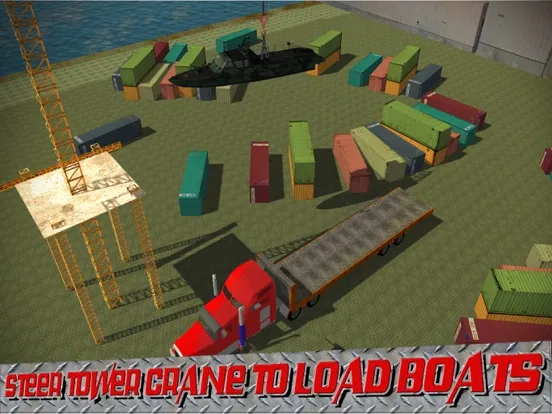 Скриншоты Boat Transporter Truck Driver & Ferry Transport iPad 