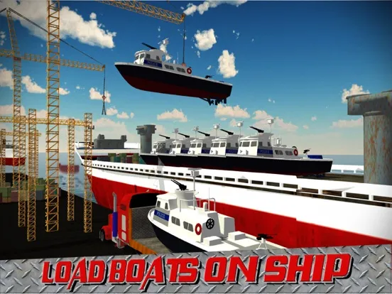 Скриншоты Boat Transporter Truck Driver & Ferry Transport iPad 