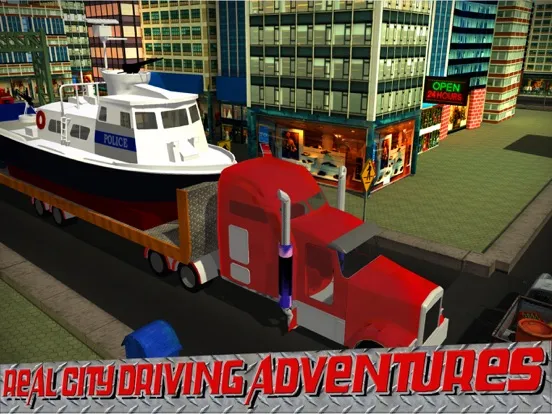 Скриншоты Boat Transporter Truck Driver & Ferry Transport iPad 