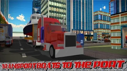 Скриншоты Boat Transporter Truck Driver & Ferry Transport