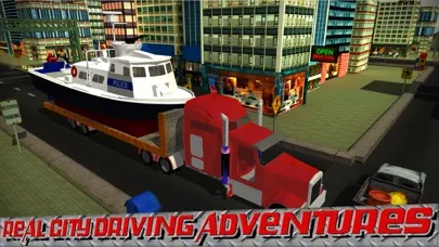 Скриншоты Boat Transporter Truck Driver & Ferry Transport