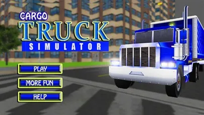 ภาพหน้าจอของ 3D Cargo Truck Simulator - Trucker transportation & driver parking simulation game