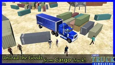 ภาพหน้าจอของ 3D Cargo Truck Simulator - Trucker transportation & driver parking simulation game
