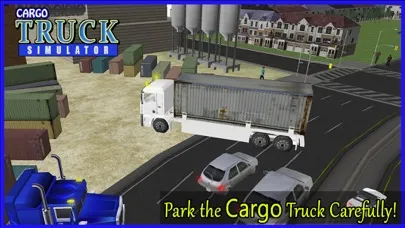 ภาพหน้าจอของ 3D Cargo Truck Simulator - Trucker transportation & driver parking simulation game