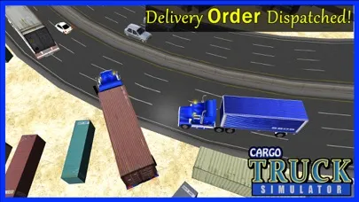 ภาพหน้าจอของ 3D Cargo Truck Simulator - Trucker transportation & driver parking simulation game