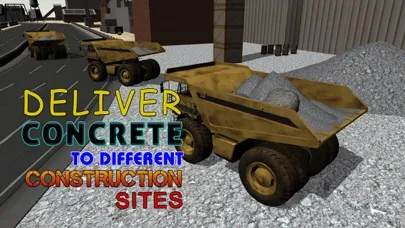 Concrete Excavator Simulator – Operate crane & drive truck in this simulation game 스크린샷