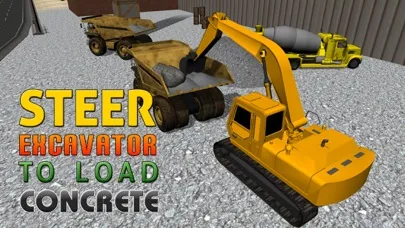 Concrete Excavator Simulator – Operate crane & drive truck in this simulation game 스크린샷