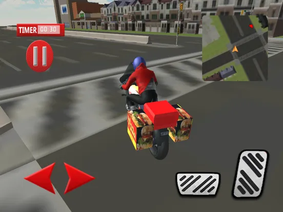 Fast food Motorcycle Delivery & Bike Rider Sim iPad  স্ক্রিনশট