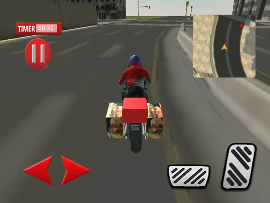 Fast food Motorcycle Delivery & Bike Rider Sim iPad  স্ক্রিনশট